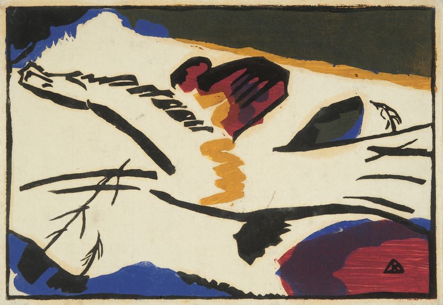 Wassily Kandinsky, Hand- und Probedruck für das Album Klänge