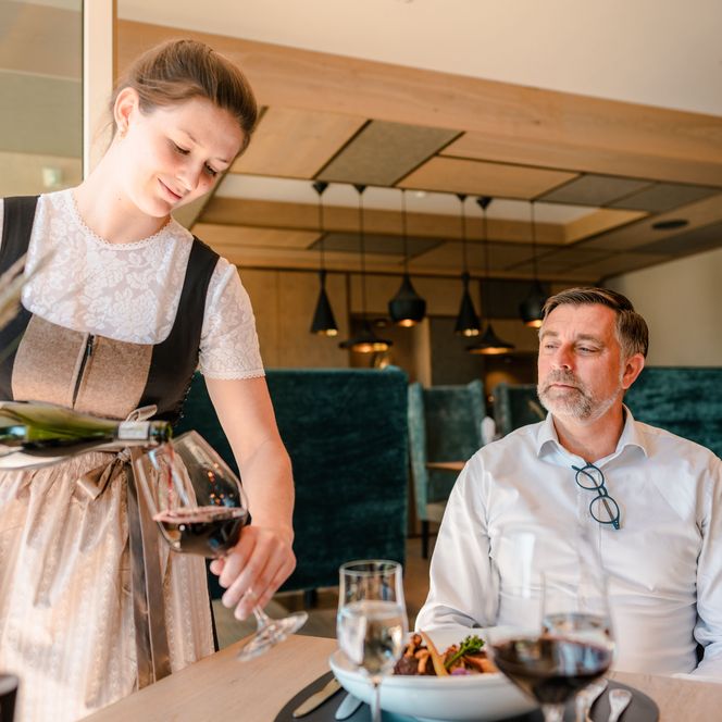 Gästebewirtung im Restaurant