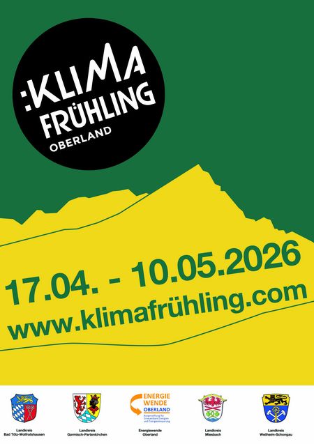 Digitales Plakat zum Klimafrühling 2026 vom 17.04.-10.05.2026