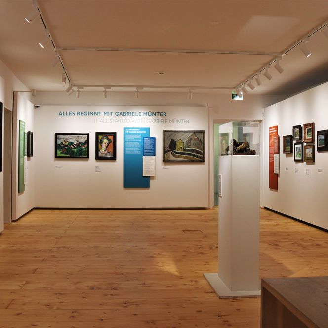 Gabriele Münter Raum im Schloßmuseum Murnau
