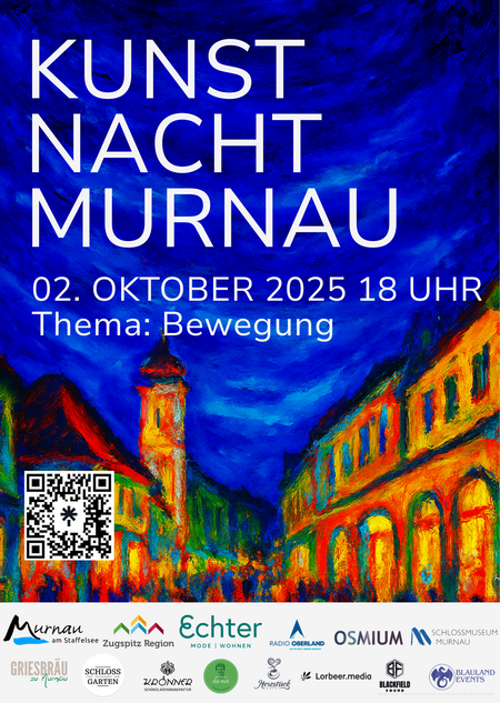 Digitales Plakat Kunstnacht Murnau