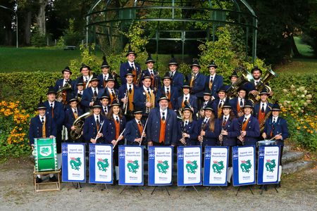 Gruppenbild des Jugend- und Blasorchesters Murnau.