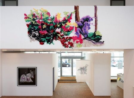 Lauf Maschen - eine Ausstellung von Franziska Wolf zeigt eines ihrer Landschaftsbilder