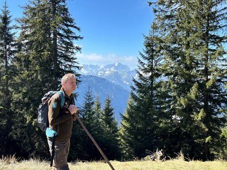 Ranger bei der Arbeit am Berg 