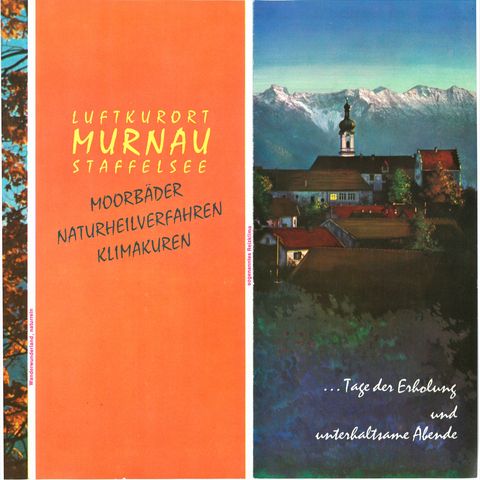 Luftkurort Murnau Staffelsee: Moorbäder Naturheilverfahren Klimakuren