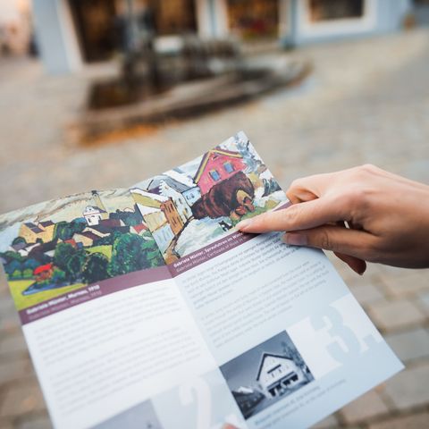 Prospekt Kunstspaziergang Murnau