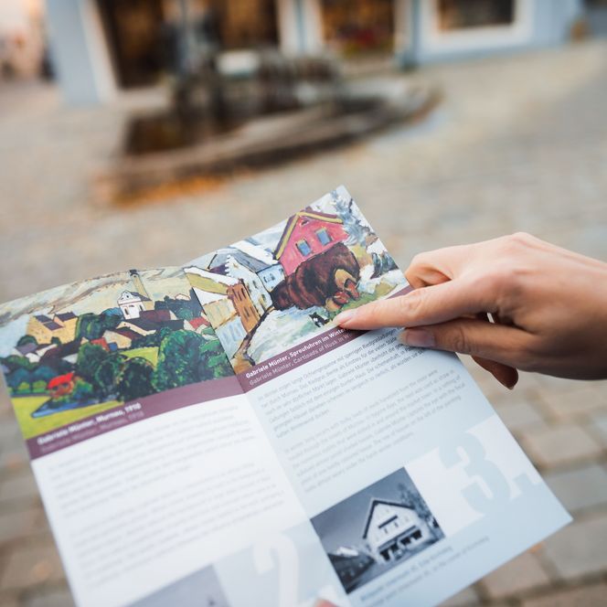 Prospekt Kunstspaziergang Murnau