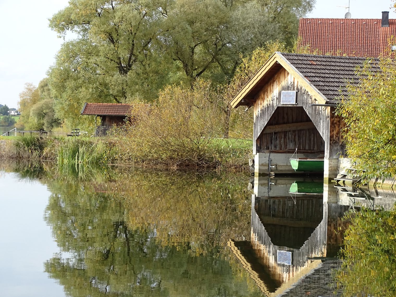 Bootshütte am Riegsee