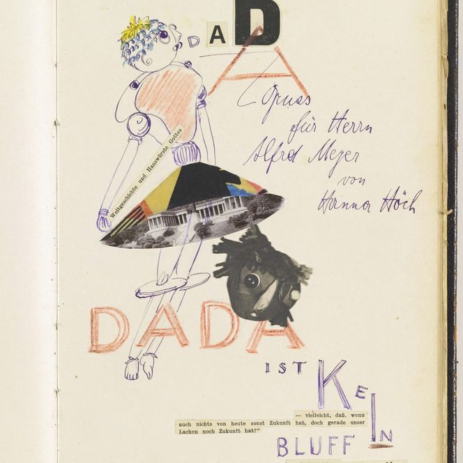 Eintrag von Hannah Höch in Alfred Mayers Gästebuch II, S. 76